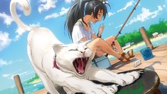 Cats Anime idolmaster yawns