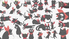Cats Anime scarfs Nichijou Sakamoto