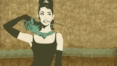 Cats artwork breakfast at