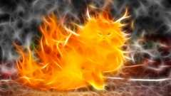 Cats fire Fractalius