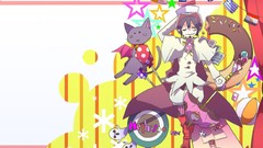 Cats Flags donuts purple