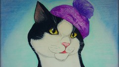 Cats hats artwork