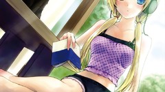 Cats headphones Anime Tables anime girls lolicon