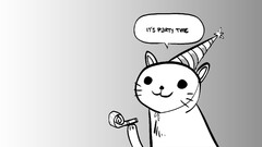 cats humor artwork speech bubble