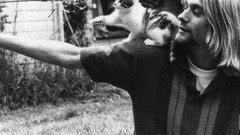 Cats kurt cobain musicians rip grayscale