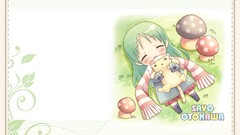 Cats mushrooms green hair galge visual novels Garden (Cuffs) 
