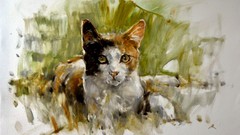 Cats paintings
