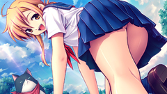 Cats school uniforms skirts