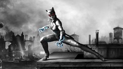 Catwoman video games batman arkham city digital art fantasy girl