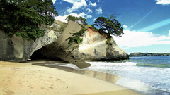 Cave nature Sea abstract