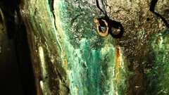 cave sweden lights Green rock nature