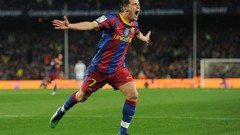 Celebration David Villa FC Barcelona