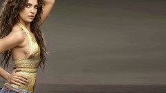 Celebrity Actress golden dress Lara Dutta