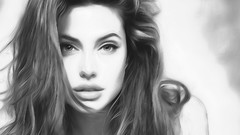 Celebrity Angelina Jolie artwork