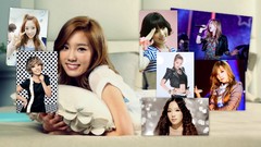 Celebrity asians long hair singers short hair bangs Korean Kim 