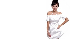 Celebrity asians white dress