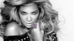 Celebrity Beyonce Knowles faces colored Photo manipulation 