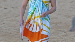 Celebrity blondes woman sand