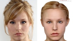 Celebrity digital art woman