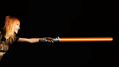 Celebrity hayley williams lightsabers