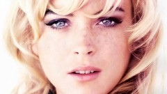 Celebrity Lindsay Lohan faces