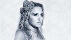 Celebrity monochrome blondes woman