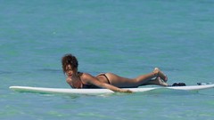 Celebrity rihanna bikini surfboards