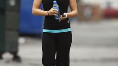 Celebrity water bottles woman