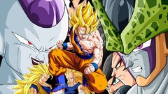 Cell Dragon Ball Dragon Ball Z son goku goku Frieza Super 