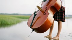 Cello Beaches barefoot