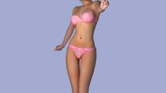 Cgi 3D girls lingerie