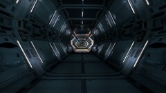 cgi spaceship futuristic science fiction render digital art