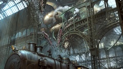 Cgi trains fantasy art