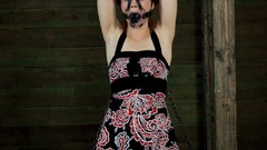 Chains bondage models redheads BDSM ball gag Hazel Hypnotic