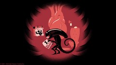 Chairs Aliens funny Calendar Lamps artwork