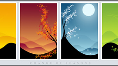 Change of seasons by