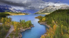 Channel alberta colors national park banff national park