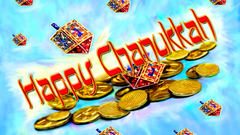 Chanukah card high