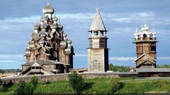 Chapel Russia Temples Kizhi karelia wooden architecture