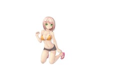Characters bikini Simple Background