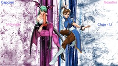 Characters chun-li capcom Morrigan Aensland