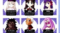 Characters fate stay night concept art artwork fate series
