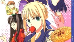 Characters fate stay night concept art artwork fate series