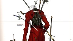 Characters fate stay night concept art artwork fate series scans