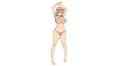 Characters funny bikini Simple Background