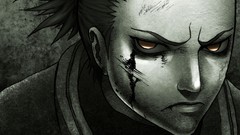 Characters monochrome yellow eyes naruto shippuden Shinobi 