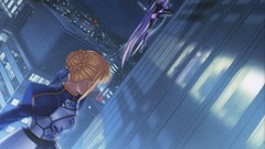 Characters rider saber buildings fate stay night artwork fate 
