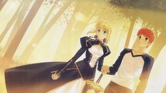 Characters saber fate stay night emiya shirou artwork fate 
