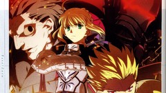 Characters saber fate zero gilgamesh concept art artwork 