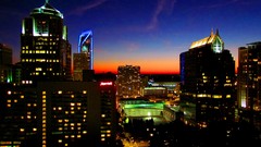 Charlotte sunset cityscapes